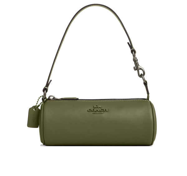 Coach Women's Nolita Barrel Bag Gunmetal/Military Green