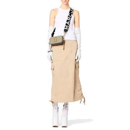 Marc Jacobs Women's The Snapshot Crossbody Bag Khaki Multi