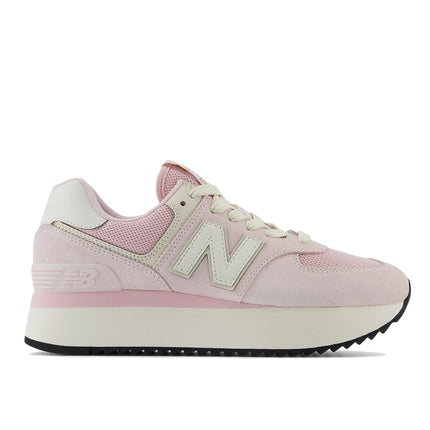 New Balance Women's 574+ Mid Century Pink with Pink Granite and Linen WL574ZAJ