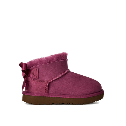 UGG Toddlers Ultra Mini Bailey Bow Dark Winterberry