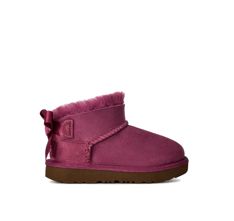 UGG Toddlers Ultra Mini Bailey Bow Dark Winterberry