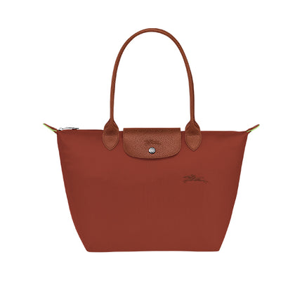 Longchamp Women's Le Pliage Green M Tote Bag Chestnut