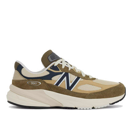 New Balance Unisex Made in USA 990v6 Dark Camo with Incense and Natural Indigo U990WO6