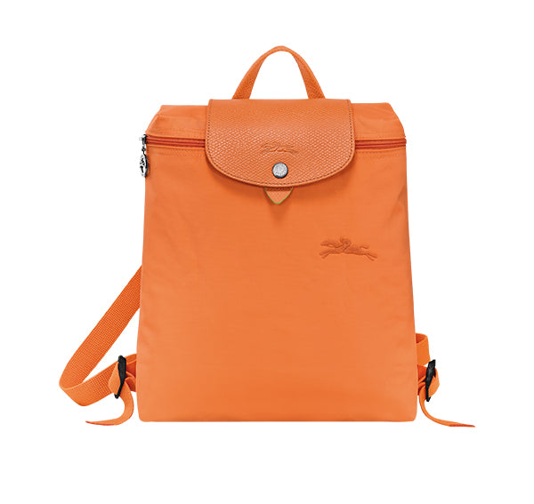 Longchamp Women's Le Pliage Green M Backpack Orange