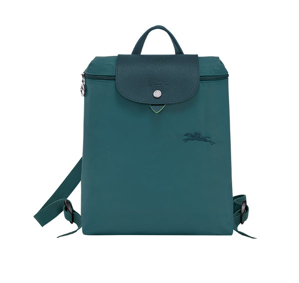 Longchamp Women's Le Pliage Green M Backpack Peacock