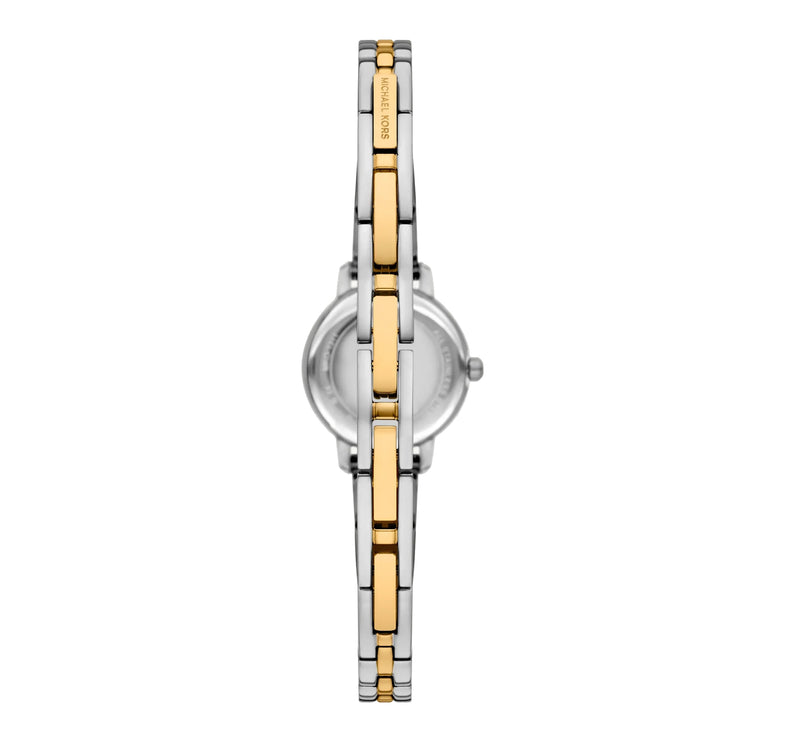 Michael Kors Women's Micro Melissa Pavé Two-Tone Watch Two Tone MKO1313