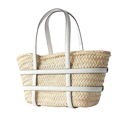Tory Burch Women's Ella Small Woven Straw Tote Neutral