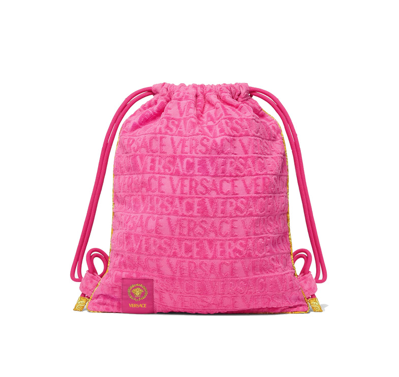 Versace Women's I ♡ Baroque Gym Carrier Pink