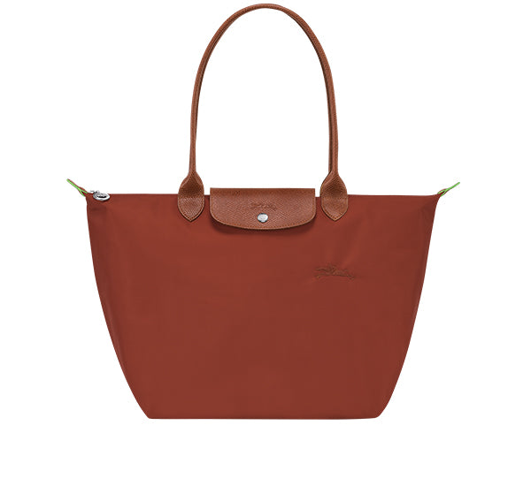 Longchamp Women's Le Pliage Green L Tote Bag Chestnut