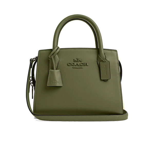 Coach Women's Andrea Carryall Gunmetal/Military Green