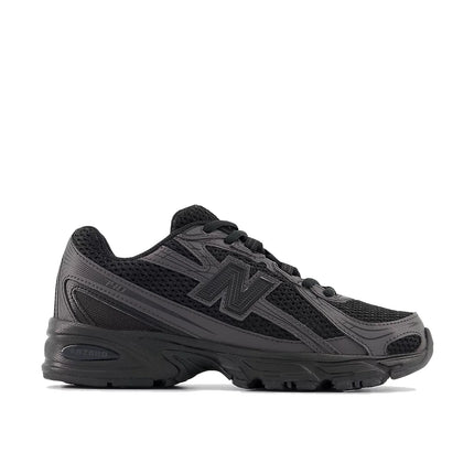 New Balance Grade School 740 Black Cement with Black GR740BO