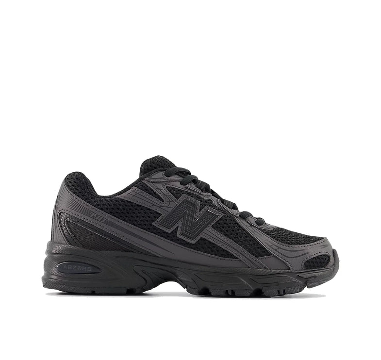 New Balance Grade School 740 Black Cement with Black GR740BO