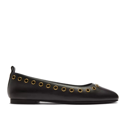 Coach Women's Wendie Ballet With Grommets Black