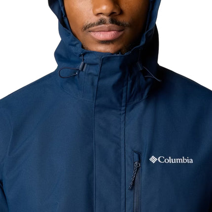 Columbia Men's Hikebound II Rain Jacket Collegiate Navy