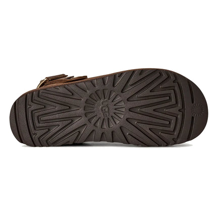 UGG Women's Goldenstar Villa Clog Dark Chestnut