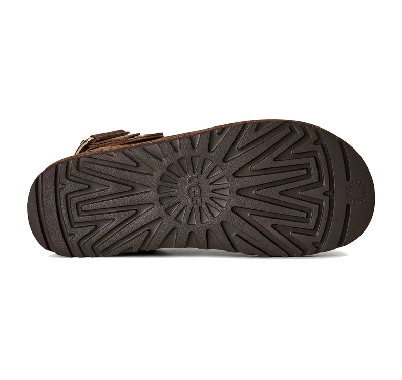UGG Women's Goldenstar Villa Clog Dark Chestnut