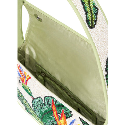 STAUD Women's Tommy Beaded Bag Birds of Paradise