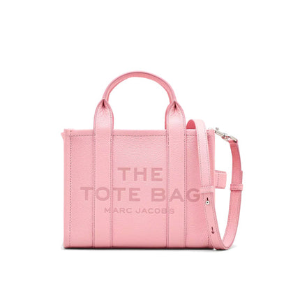 Marc Jacobs Women's The Leather Small Tote Bag Ribbon Pink - Hemen Kargoda