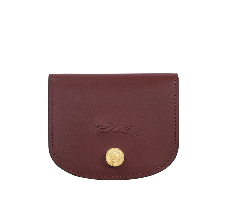 Longchamp Women's Épure Card Holder Burgundy