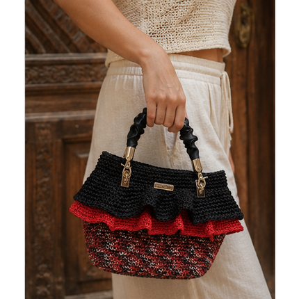 Sienna D'r Portofino Ruffle Bag - Hemen Kargoda