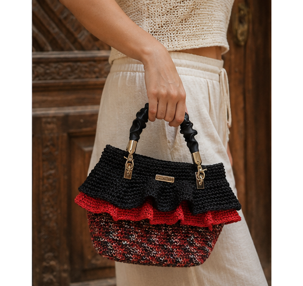 Sienna D'r Portofino Ruffle Bag - Hemen Kargoda