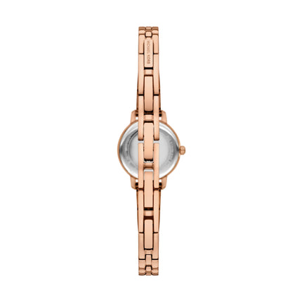 Michael Kors Women's Micro Melissa Pavé Rose Gold-Tone Watch MKO1312