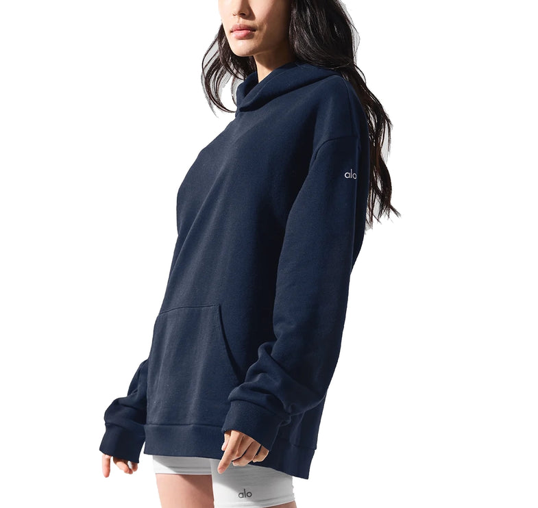 alo Women's Chill Hoodie Navy