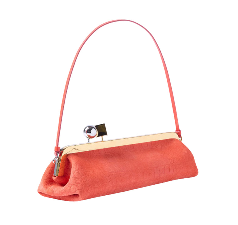Jacquemus Women's The Salon Clutch Red Orange