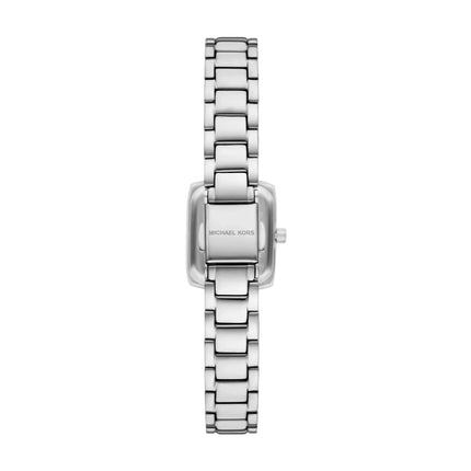 Michael Kors Women's Micro Alane Silver-Tone Pavé Watch Silver MKO1310