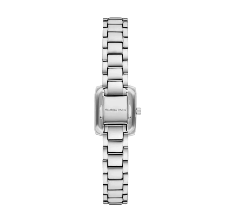 Michael Kors Women's Micro Alane Silver-Tone Pavé Watch Silver MKO1310
