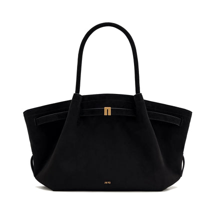 JW PEI Women's Faux Suede Tote Bag Black