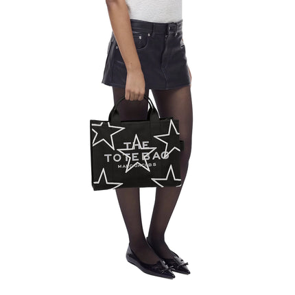 Marc Jacobs Women's The Star Canvas Medium Tote Bag Black