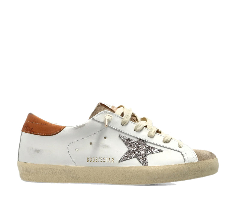 Golden Goose Women's Super Star Glitter with White