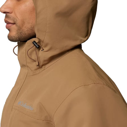 Columbia Men's Landroamer Fleece Lined Rain Jacket Delta/Tobacco