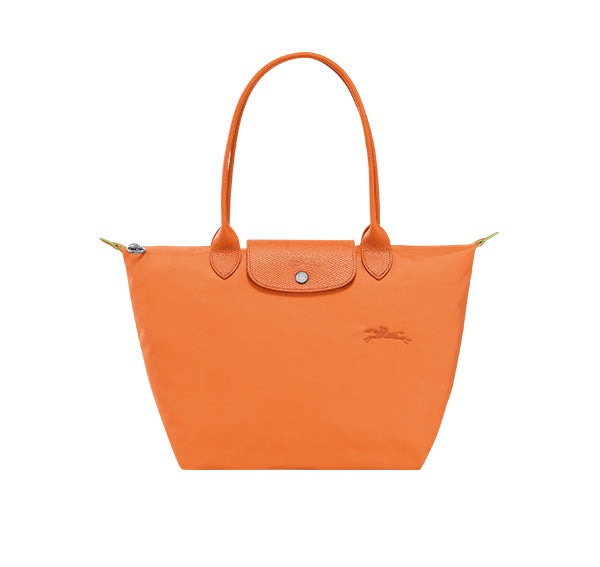 Longchamp Women's Le Pliage Green M Tote Bag Orange