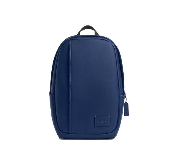 Coach Unisex Edge Backpack Gunmetal/Deep Blue