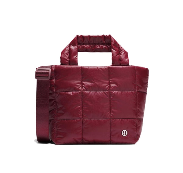 lululemon Women's Quilted Grid Tote Bag Mini 5L Deep Luxe