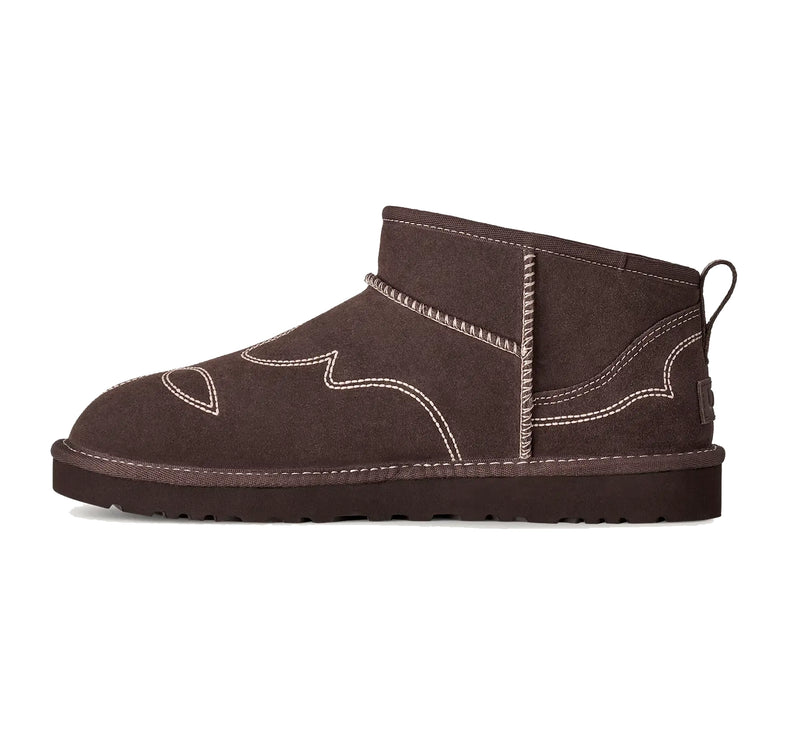 UGG Women's Classic Ultra Mini Western Burnt Cedar