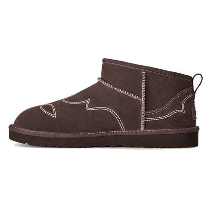 UGG Men's Classic Ultra Mini Western Burnt Cedar