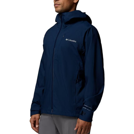 Columbia Men's Trailborne 2.5L Rain Shell Collegiate Navy