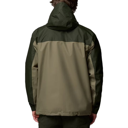 Columbia Men's Hikebound II Rain Jacket Greenscape/Stone Green