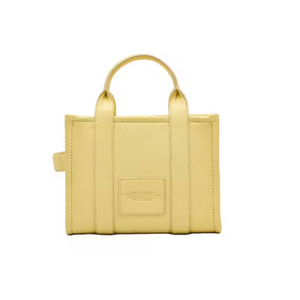 Marc Jacobs Women's The Leather Small Tote Bag Custard