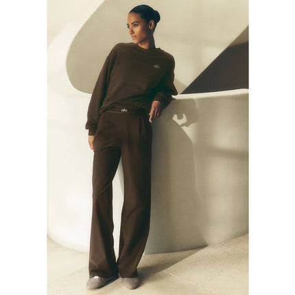 alo Women's Suit Up Trouser (Regular) Espresso