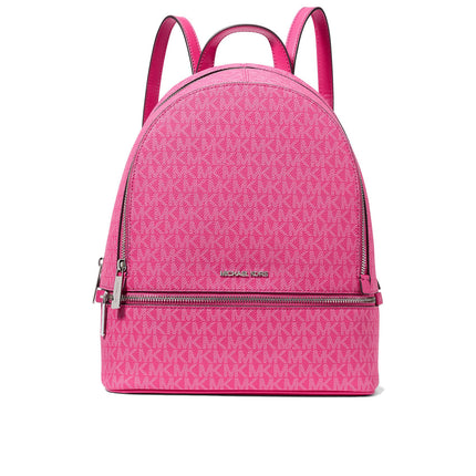 Michael Kors Women's Rhea Medium Signature Logo Backpack Dragonfruit