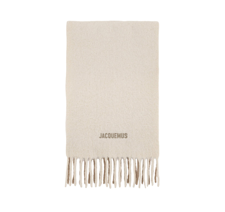 Jacquemus Unisex The Moisson Scarf Multi Beige
