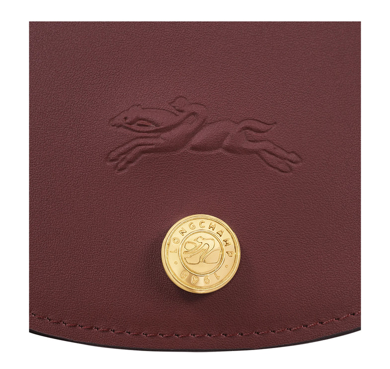 Longchamp Women's Épure Card Holder Burgundy