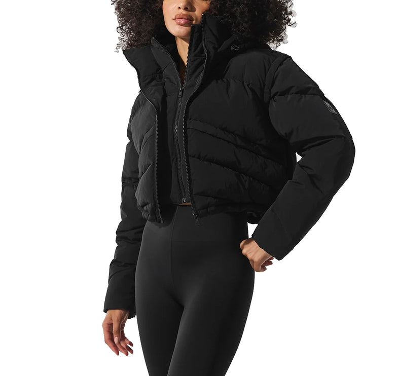 alo Women's Glacier Puffer Black