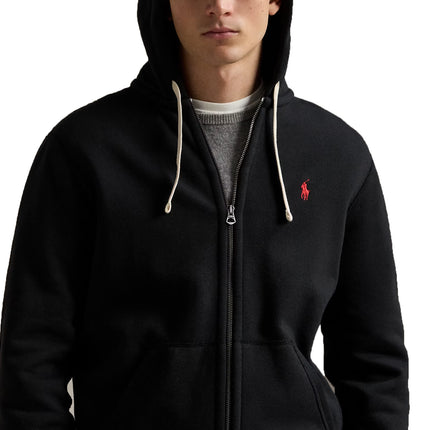 Polo Ralph Lauren Men's Fleece Full-Zip Hoodie Polo Black