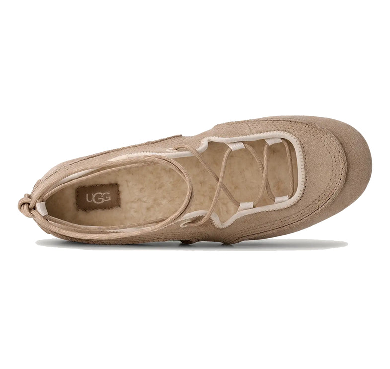 UGG Women's Quill Ballet Sneaker Mustard Seed