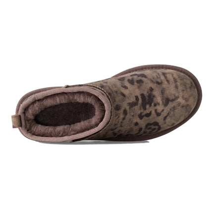 UGG Women's Classic Ultra Mini Spotted Chestnut